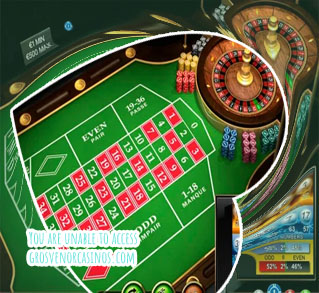 Online play casino roulette game