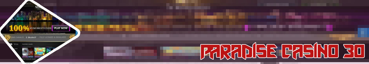 Paradise casino 30 free spins