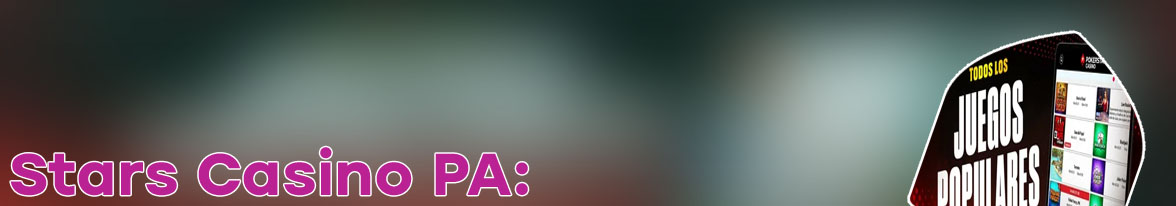 Pokerstars casino pa app